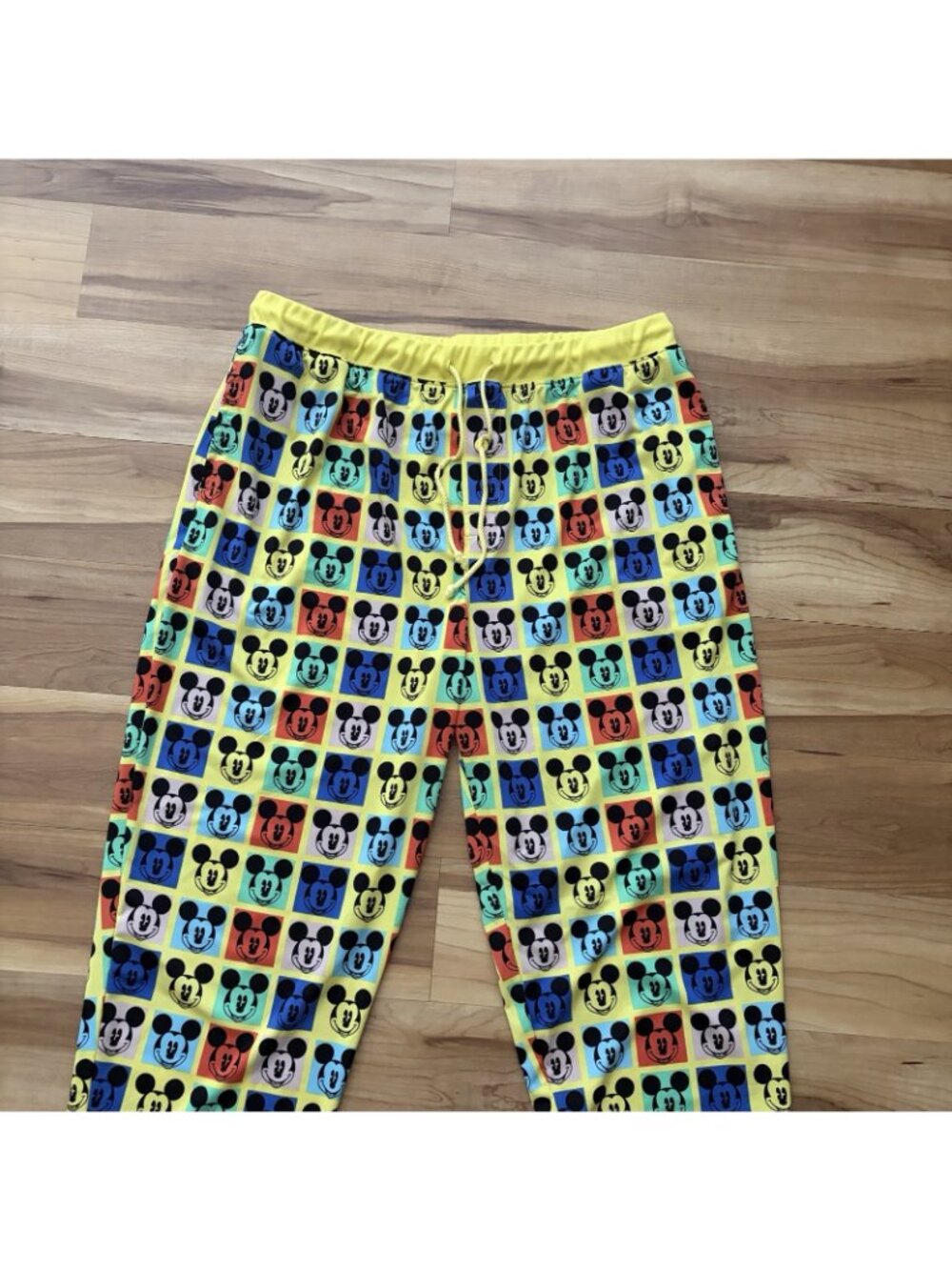 Disney Mickey Mouse Size XL Multicolor Lounge Sleep Pants Joggers - Picture 2 of 7
